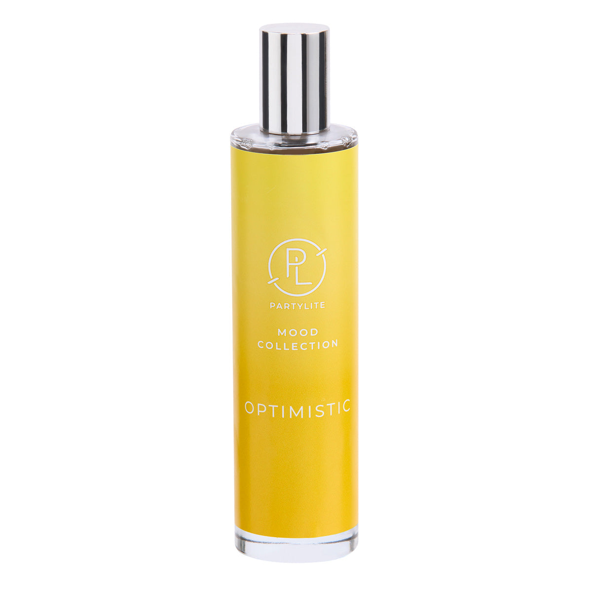 Optimistic Room Spray from the Mood Collection on a white background.