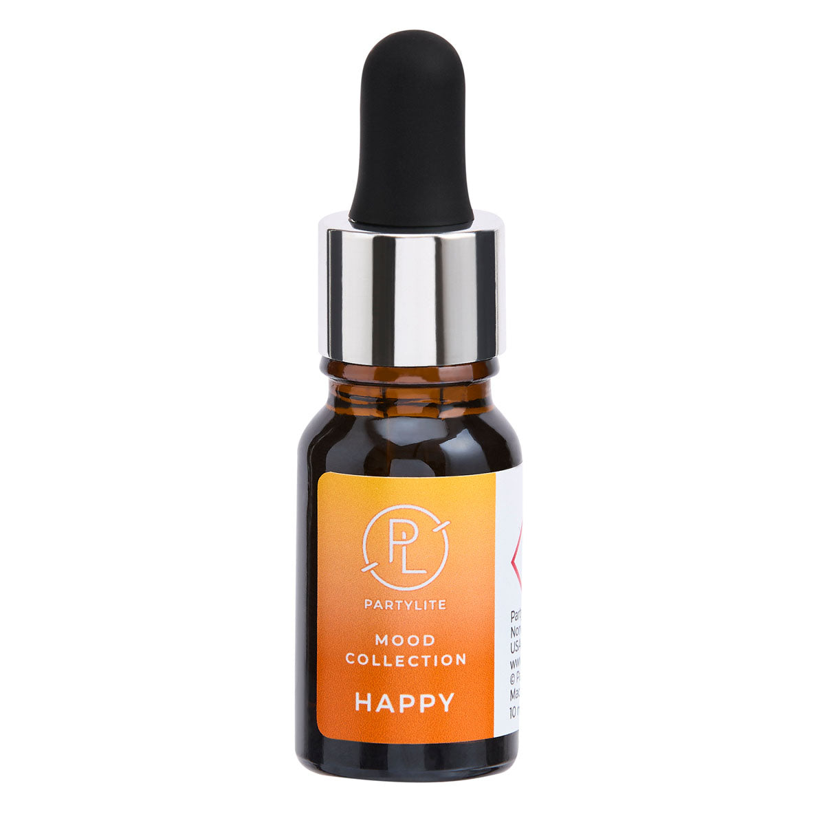 Happy Fragrance Oil from the Mood Collection against a white background.