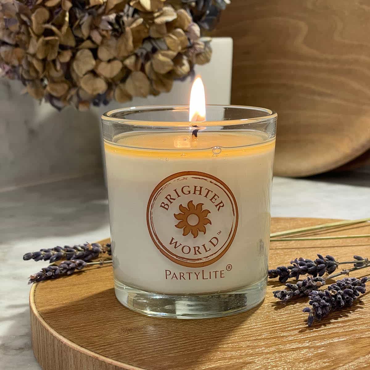 Brighter World™ Lavender Verbena Jar Candle - PartyLite US