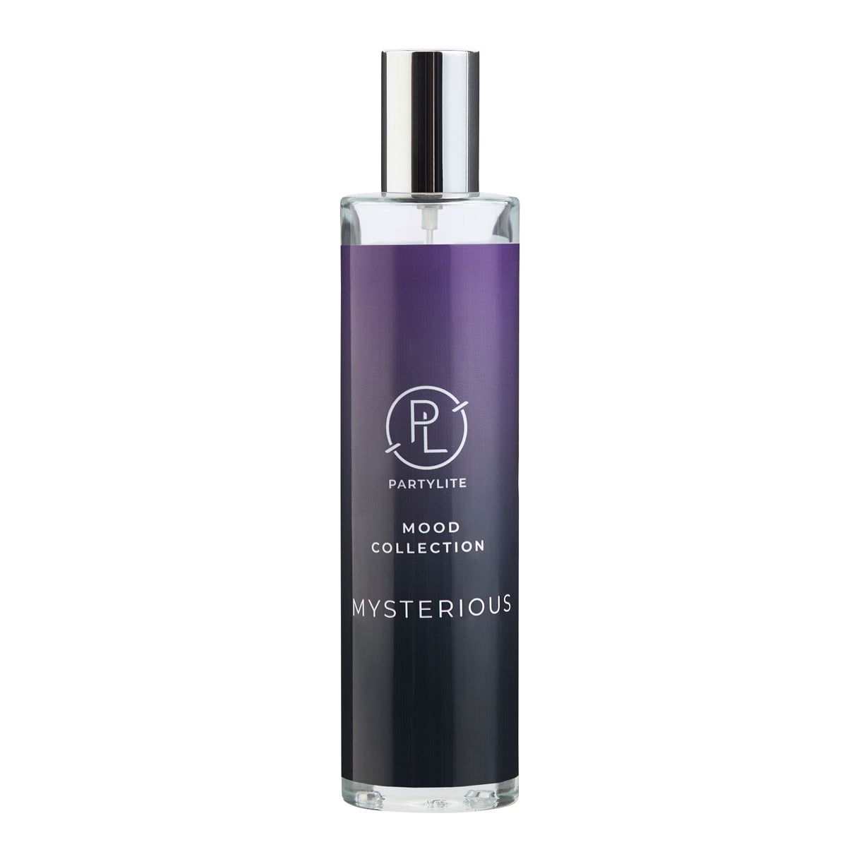Mysterious Room Spray from the Mood Collection against a white background.